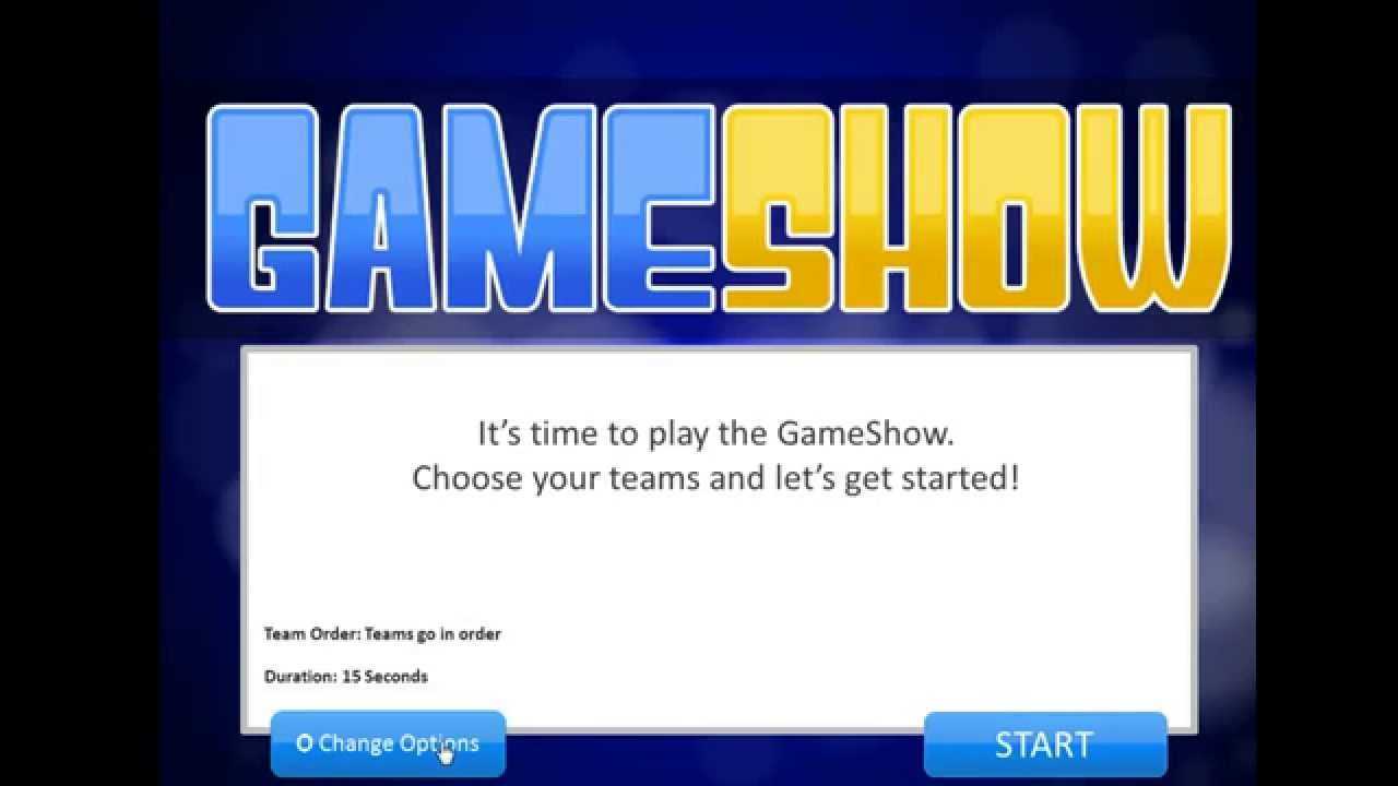 Introduction To The Powerpoint Gameshow Template Inside Quiz Show Template Powerpoint