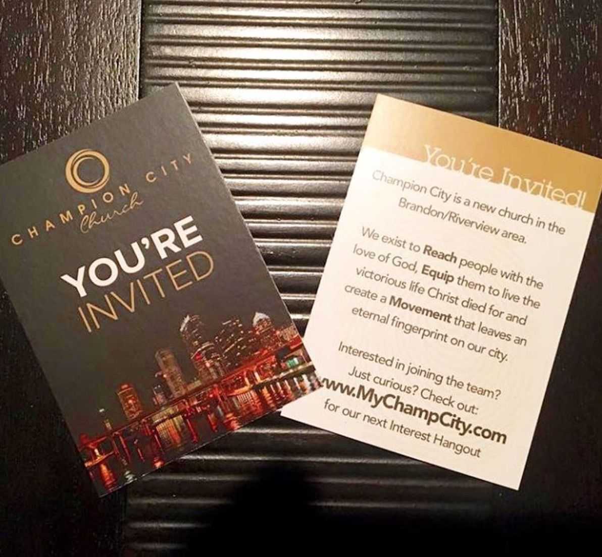 Invitation Cards | Outreach & Evangelism | Invitations Inside Church Invite Cards Template