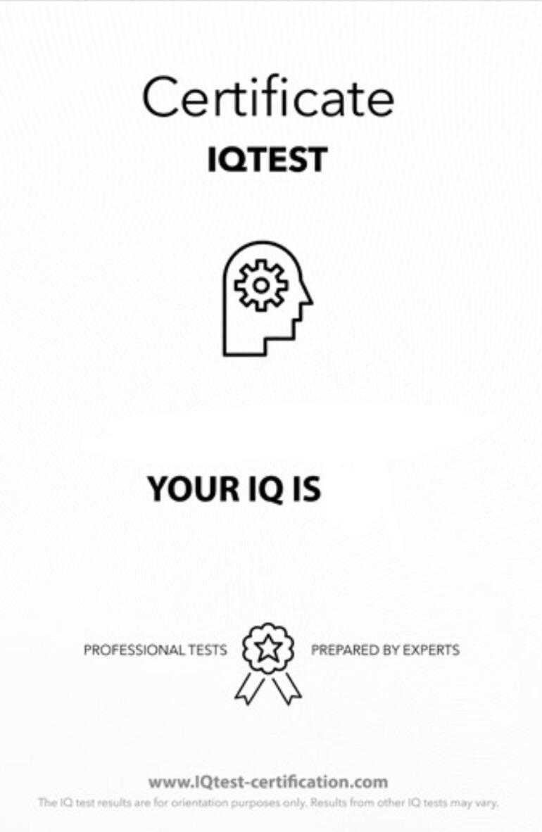 Iq Template : Insidermemetrading In Iq Certificate Template