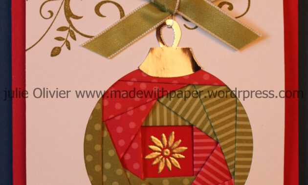 Iris Folding: Christmas Ornament | Cards - Iris Folding within Iris Folding Christmas Cards Templates