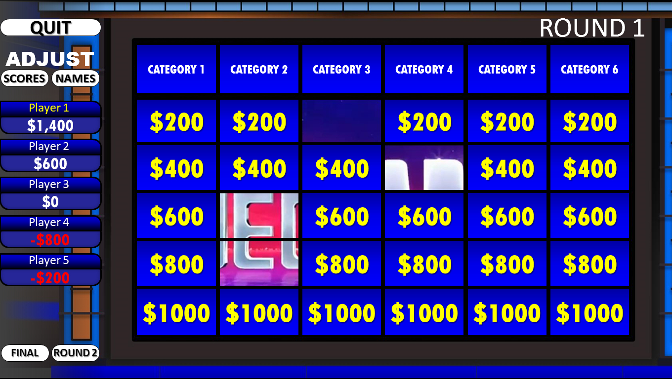Jeopardy! | Rusnak Creative Free Powerpoint Games Inside Jeopardy Powerpoint Template With Score