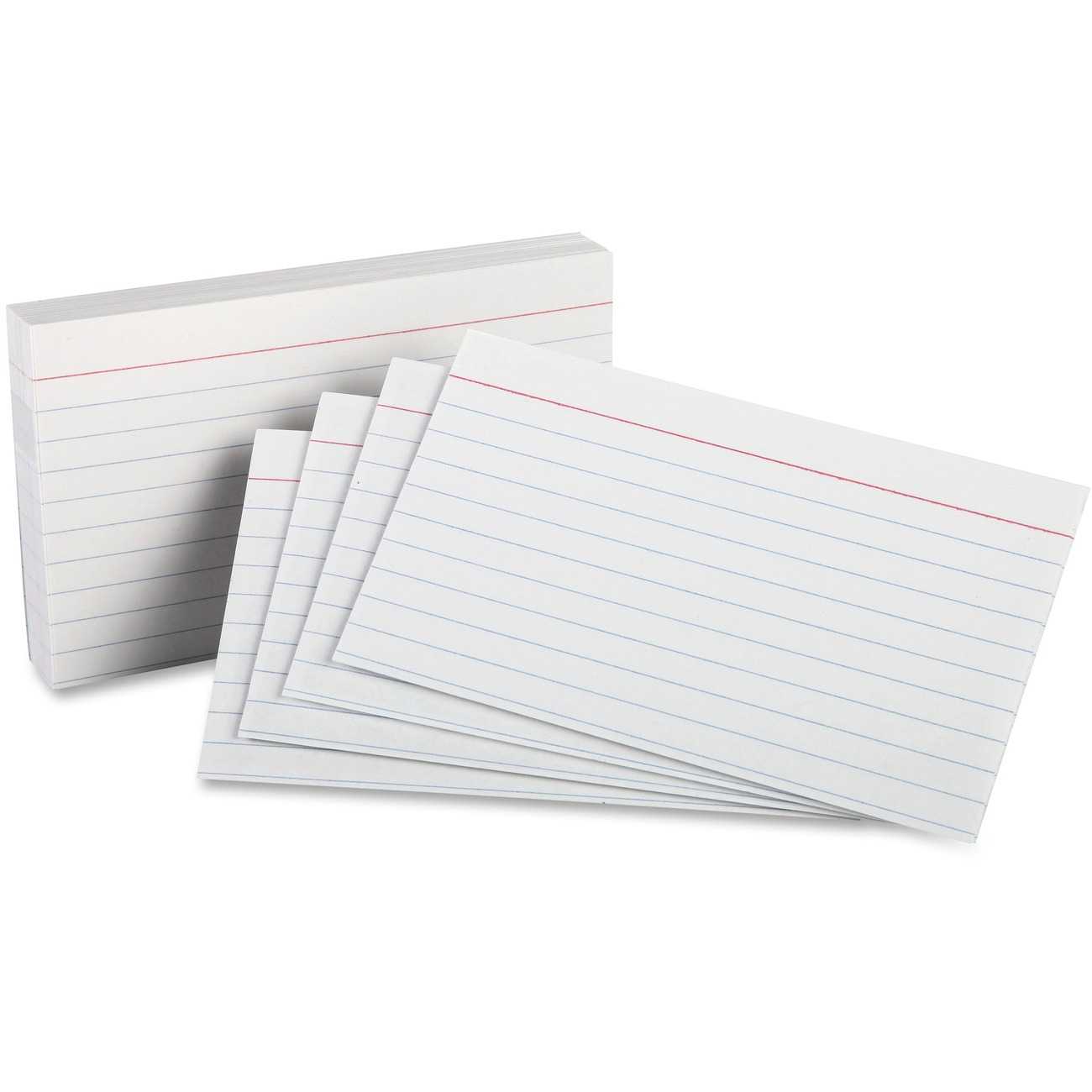 Kamloops Office Systems :: Office Supplies :: Paper & Pads With 5 By 8 Index Card Template