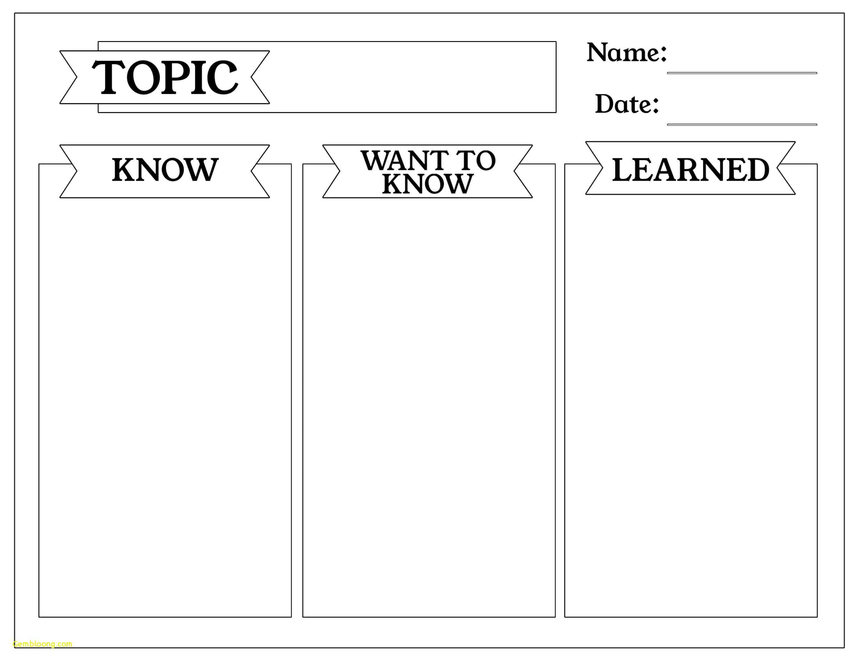 Kwl Chart Word Doc – Bedowntowndaytona With Regard To Kwl Chart Template Word Document