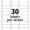 Label Template 21 Per Sheet Word – Atlantaauctionco With Regard To Word Label Template 21 Per Sheet