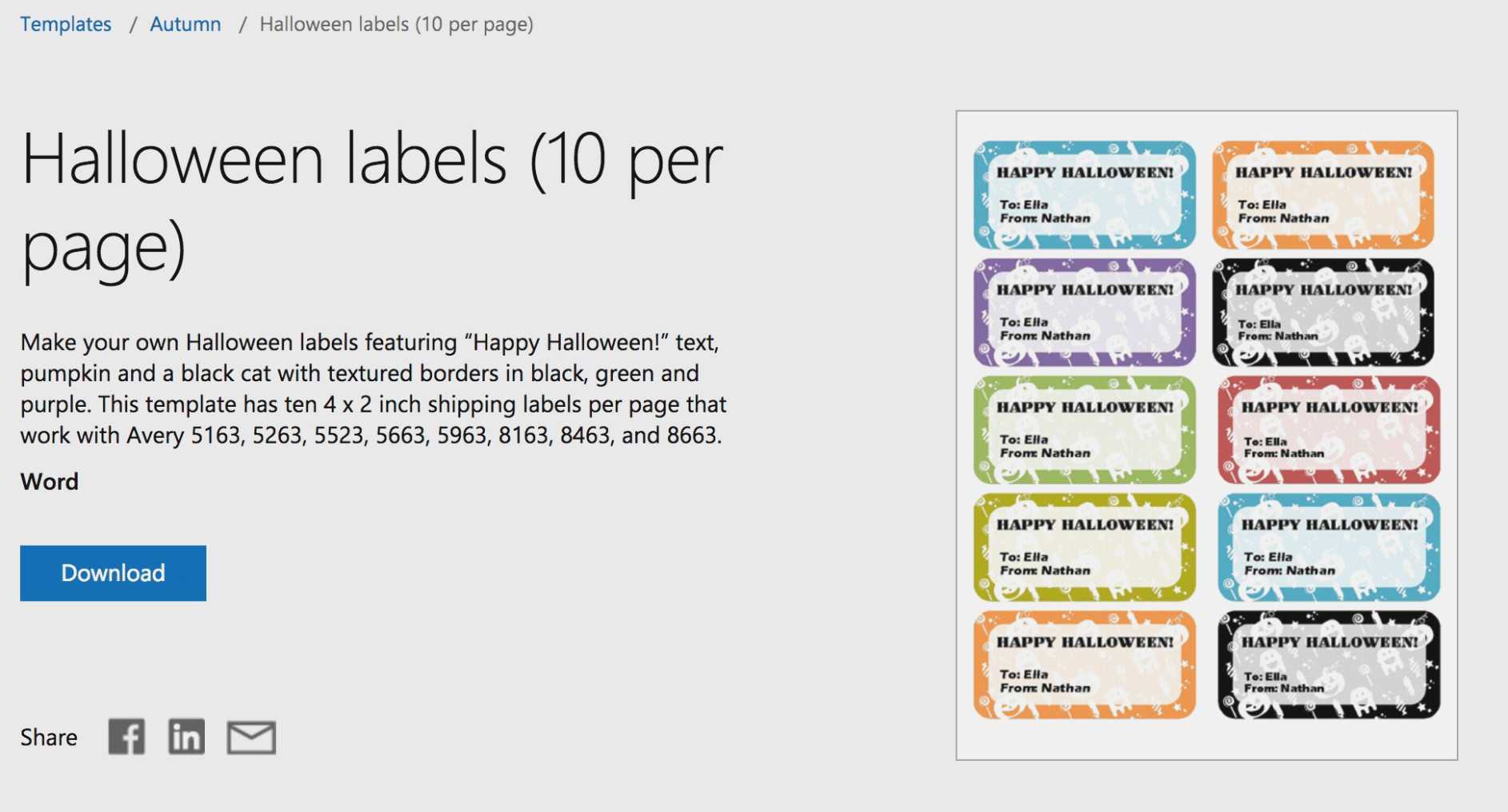 Labels 15 Per Sheet Template Word | My Best Templates Within Labels 8 Per Sheet Template Word