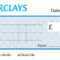 Large Blank Barclays Bank Cheque For Charity / Presentation Throughout Large Blank Cheque Template