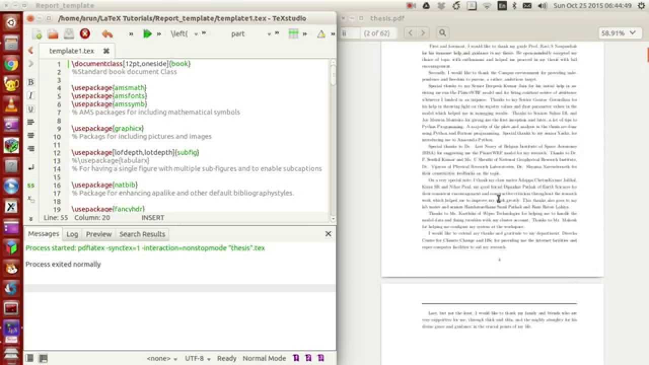 Latex Programming : 053 : Making Your Own Thesis/report Template Part 1 Of 4 In Latex Technical Report Template