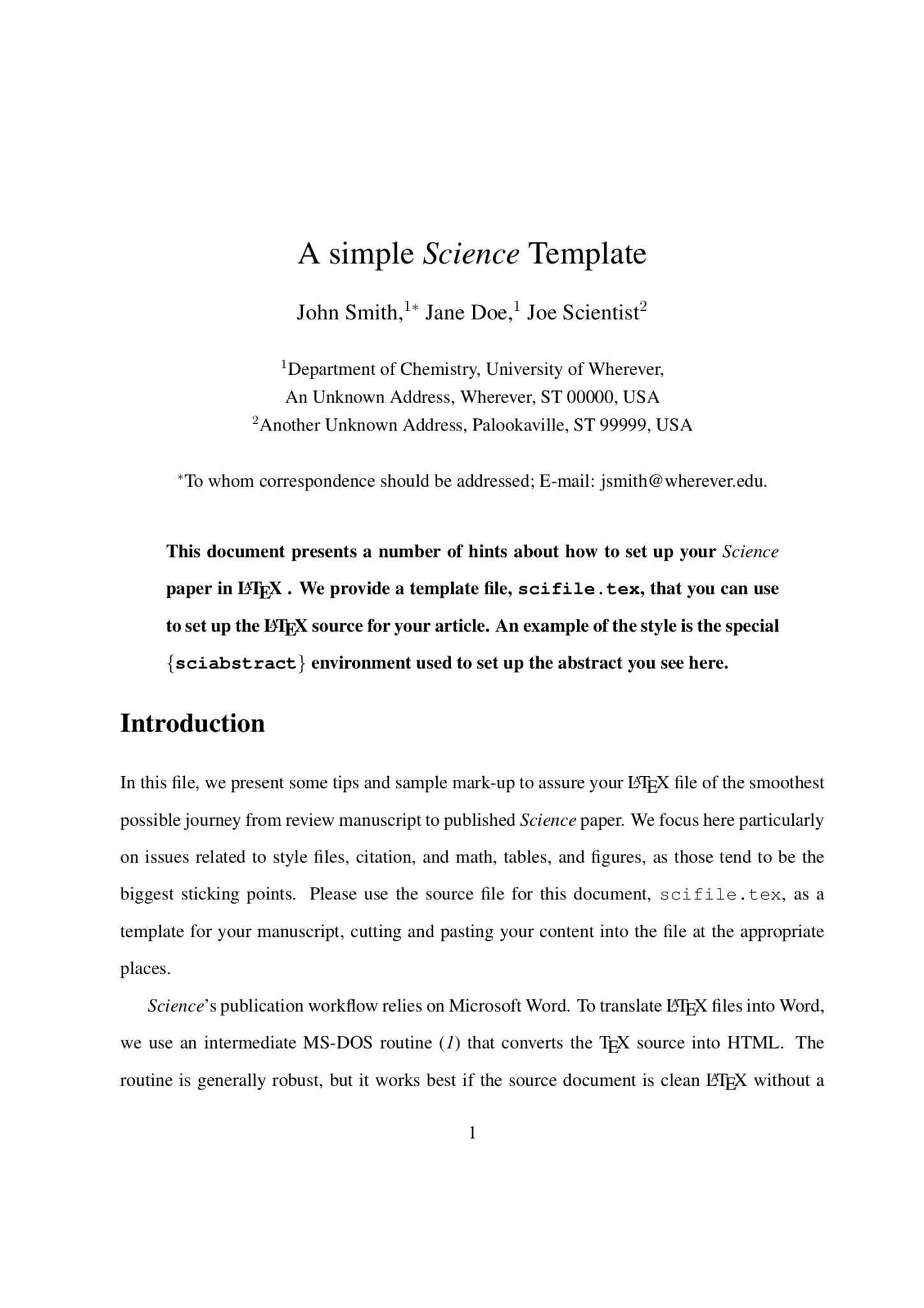 Academic Journal Template Word