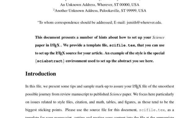 Latex Templates » Academic Journals with regard to Academic Journal Template Word