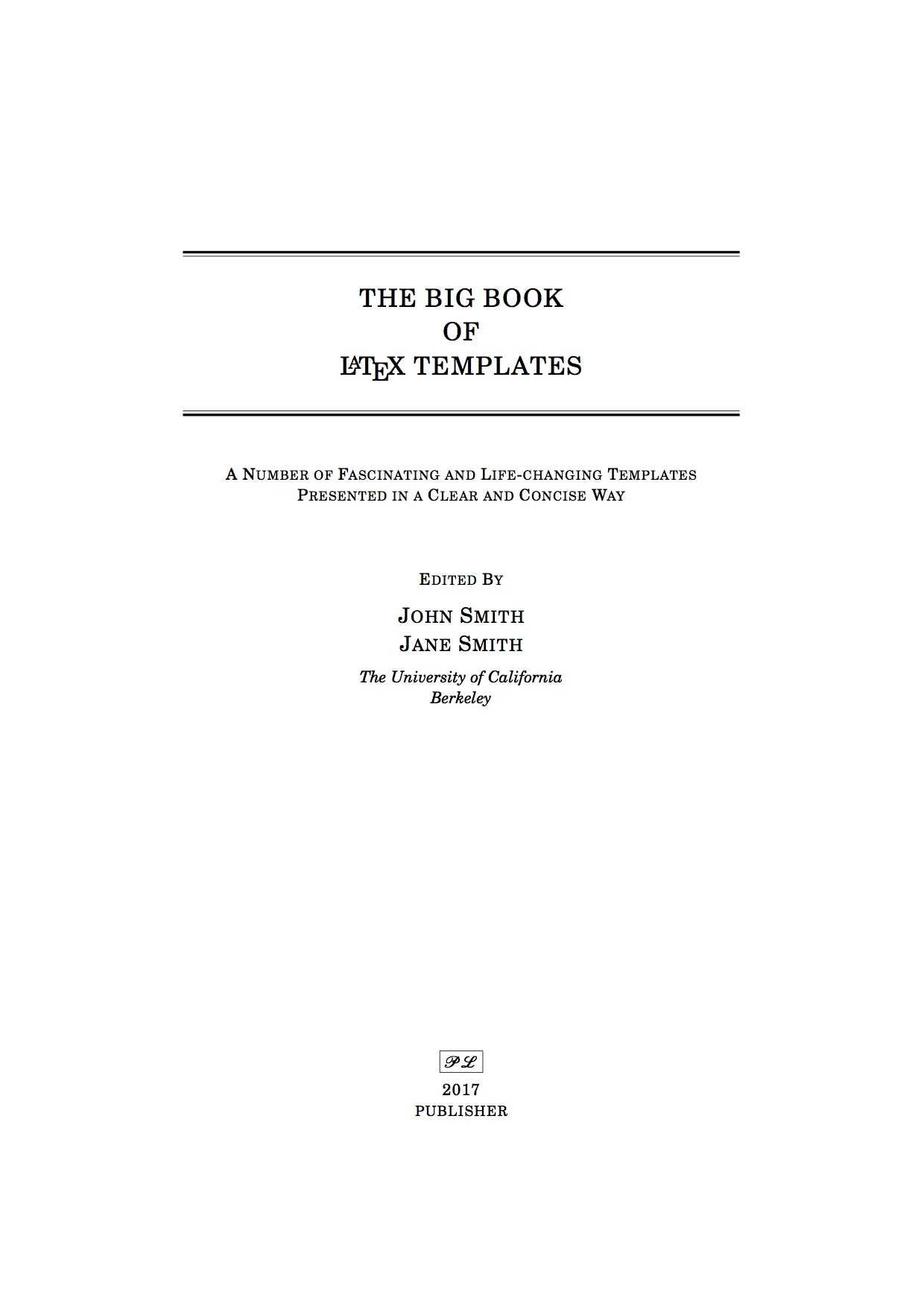 Latex Templates » Title Pages For Latex Project Report Template