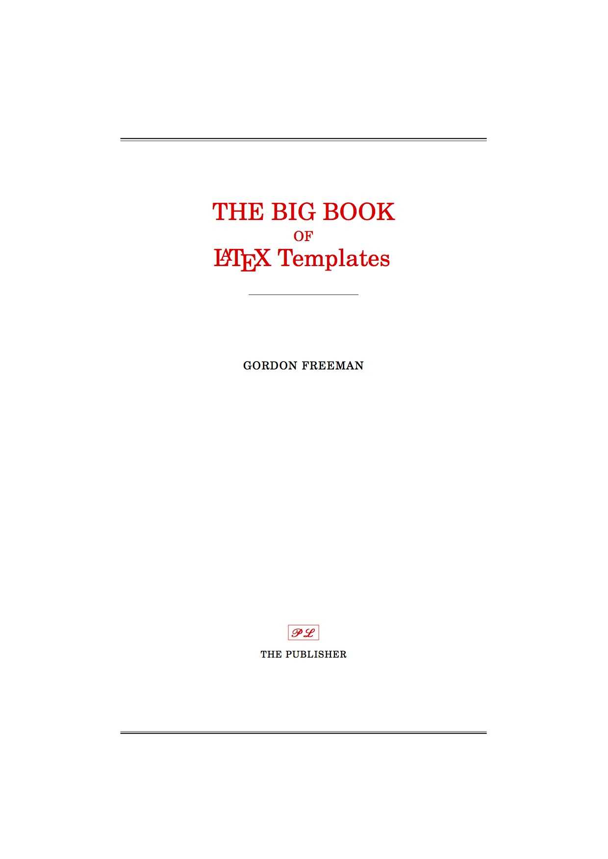 Latex Templates » Title Pages In Latex Project Report Template