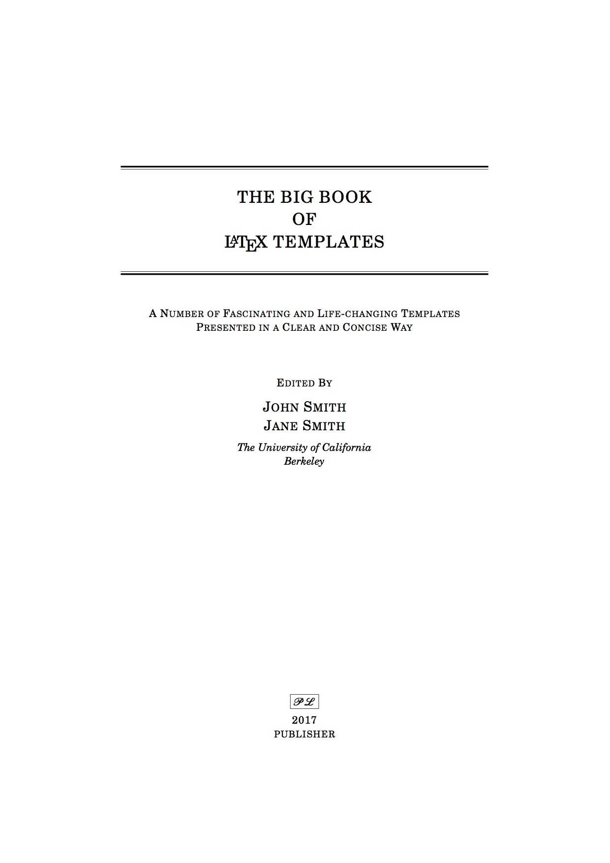 Latex Templates » Title Pages With Latex Template For Report