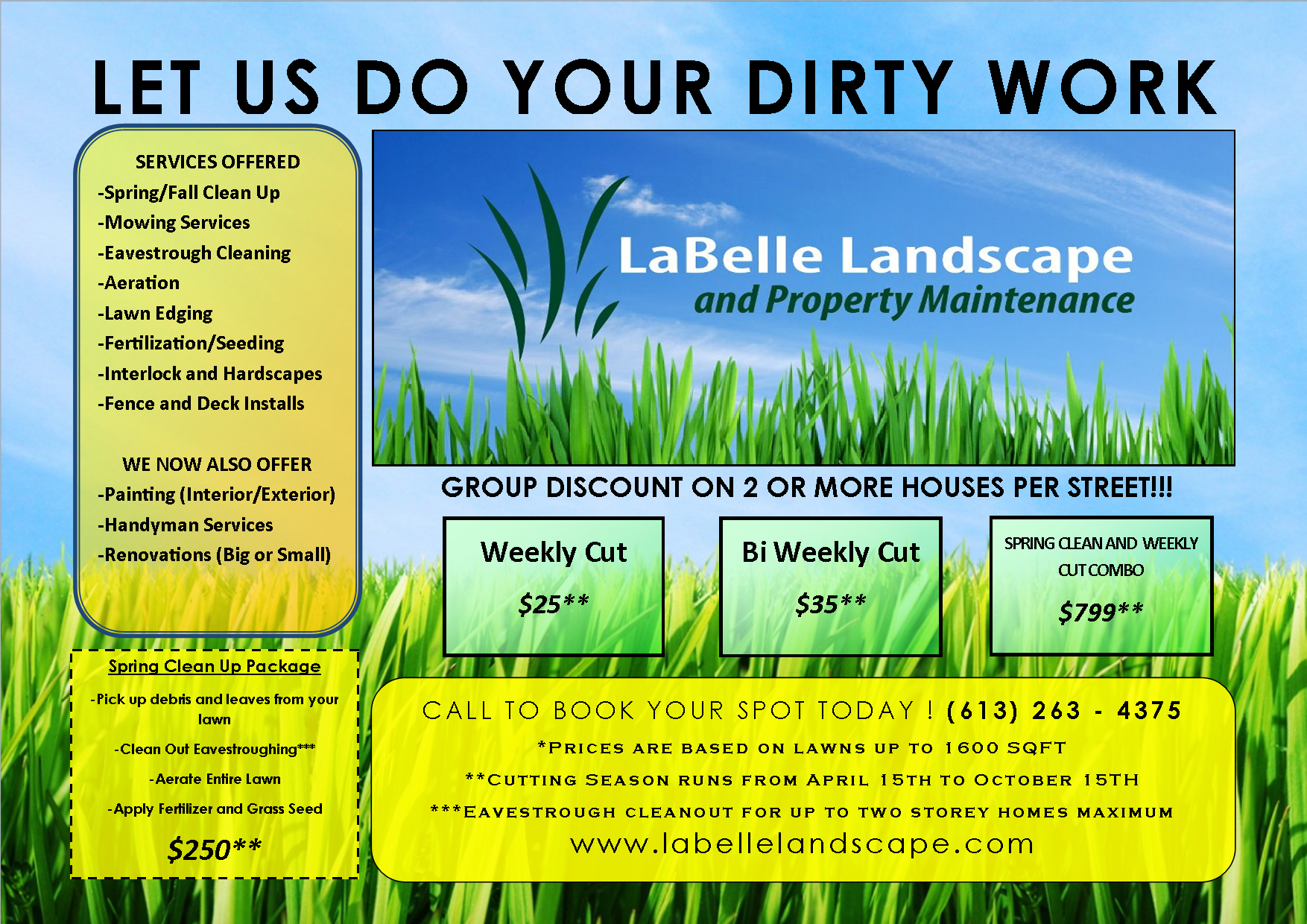 Lawn Care Flyer Free Template | Lawn Care Business, Lawn Regarding Lawn Care Business Cards Templates Free