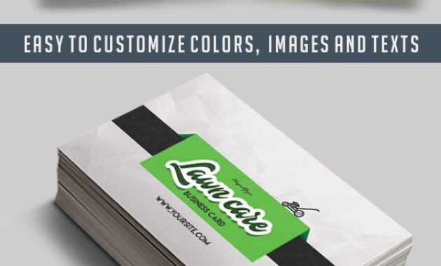Lawn Care – Free Business Card Templates Psd with regard to Lawn Care Business Cards Templates Free