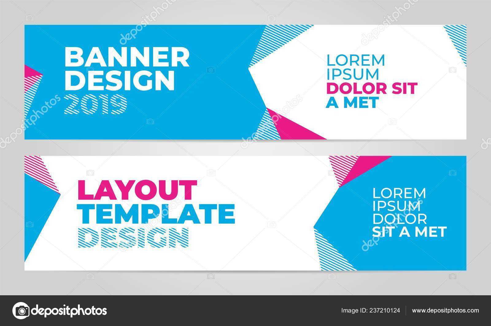 Layout Banner Template Design For Winter Sport Event 2019 Throughout Event Banner Template