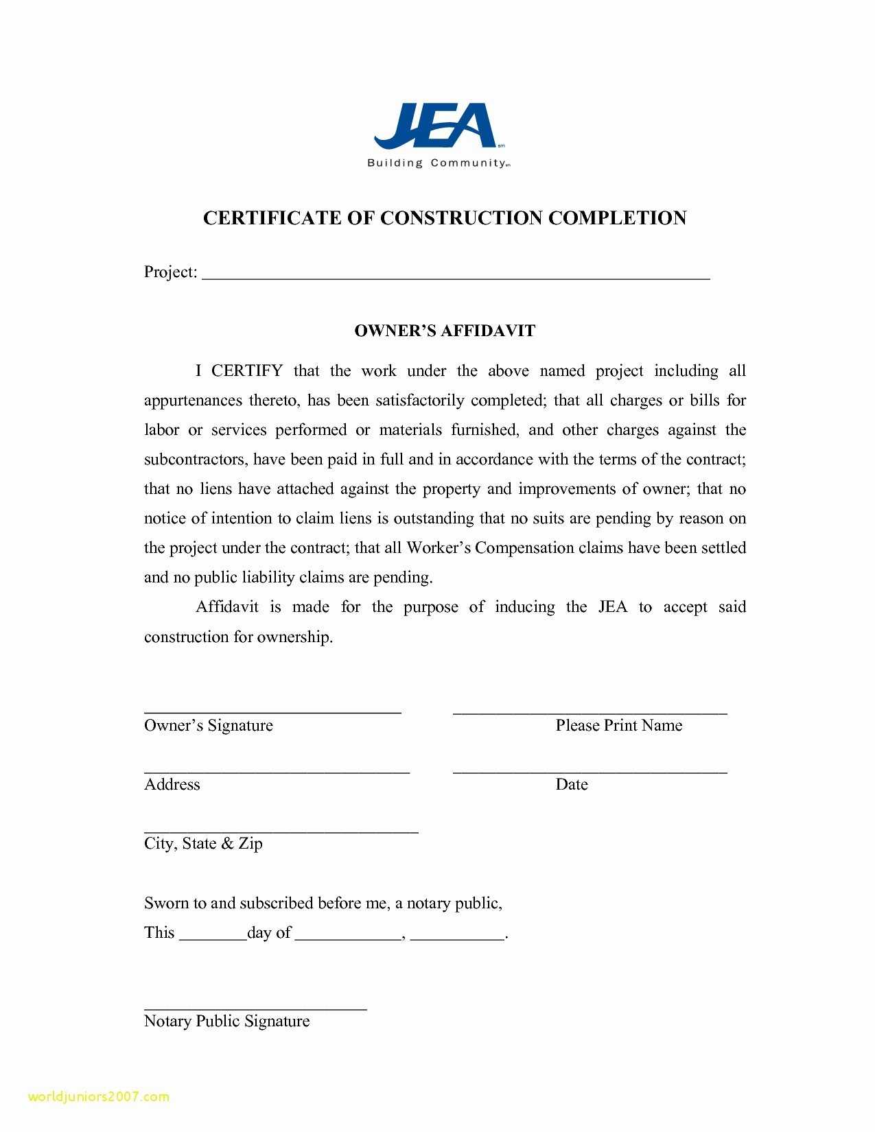 Letter Of Substantial Completion Template Examples | Letter With Jct Practical Completion Certificate Template