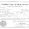 Live Birth Certificate Debt Loan Payoff Of Template Within Official Birth Certificate Template