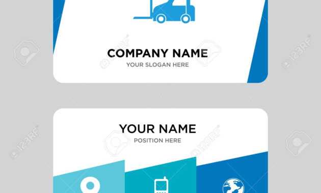 Logistics Transport Business Card Design Template, Visiting For.. pertaining to Transport Business Cards Templates Free