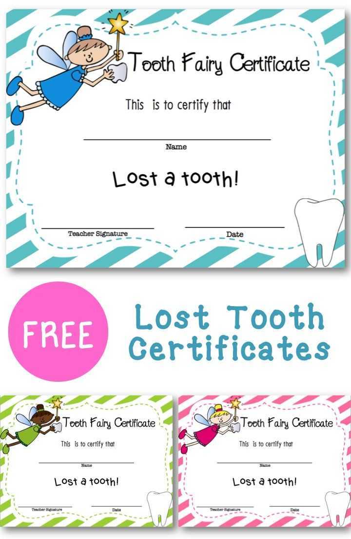 Lost Tooth Certificate | Tooth Fairy Certificate, Teaching Inside Free Tooth Fairy Certificate Template