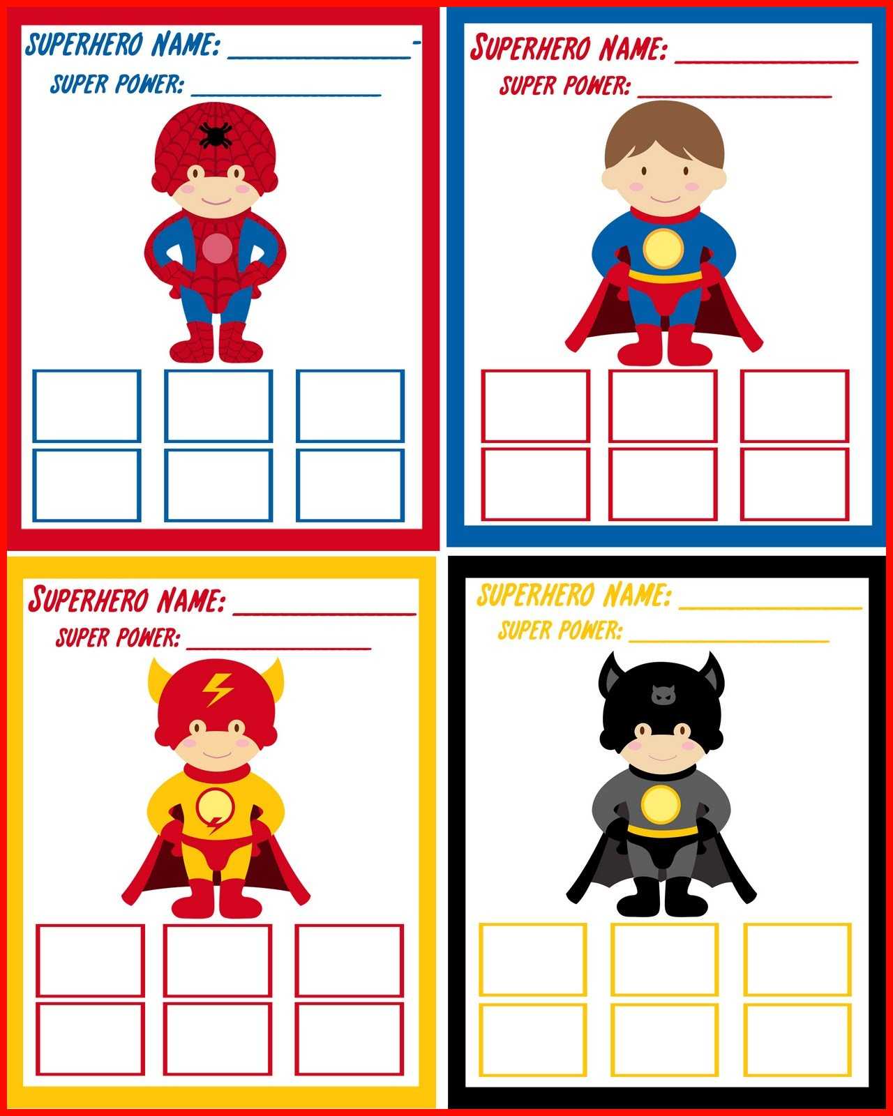 Lovely Superhero Birthday Invitations Templates Free Gallery For Superhero Birthday Card Template