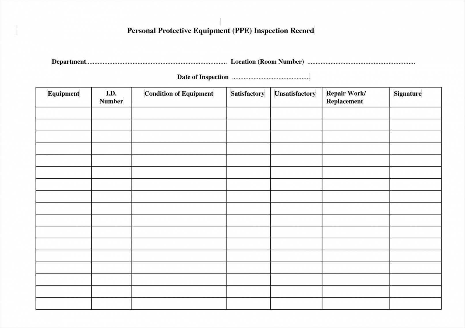 Machine Shop Inspection Report Template | Akhbarqatar In Machine Shop Inspection Report Template