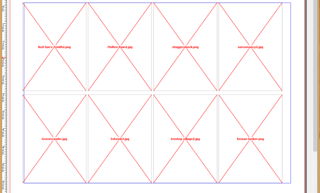 Magic Cube-Tastrophe: Perfect Sized Proxy Template within Mtg Card Printing Template
