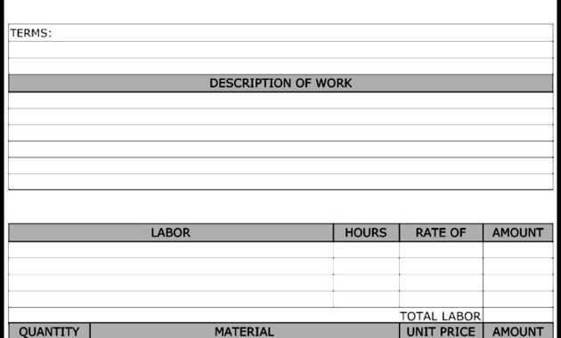 Maintenance Repair Job Card Template - Microsoft Excel with Sample Job Cards Templates