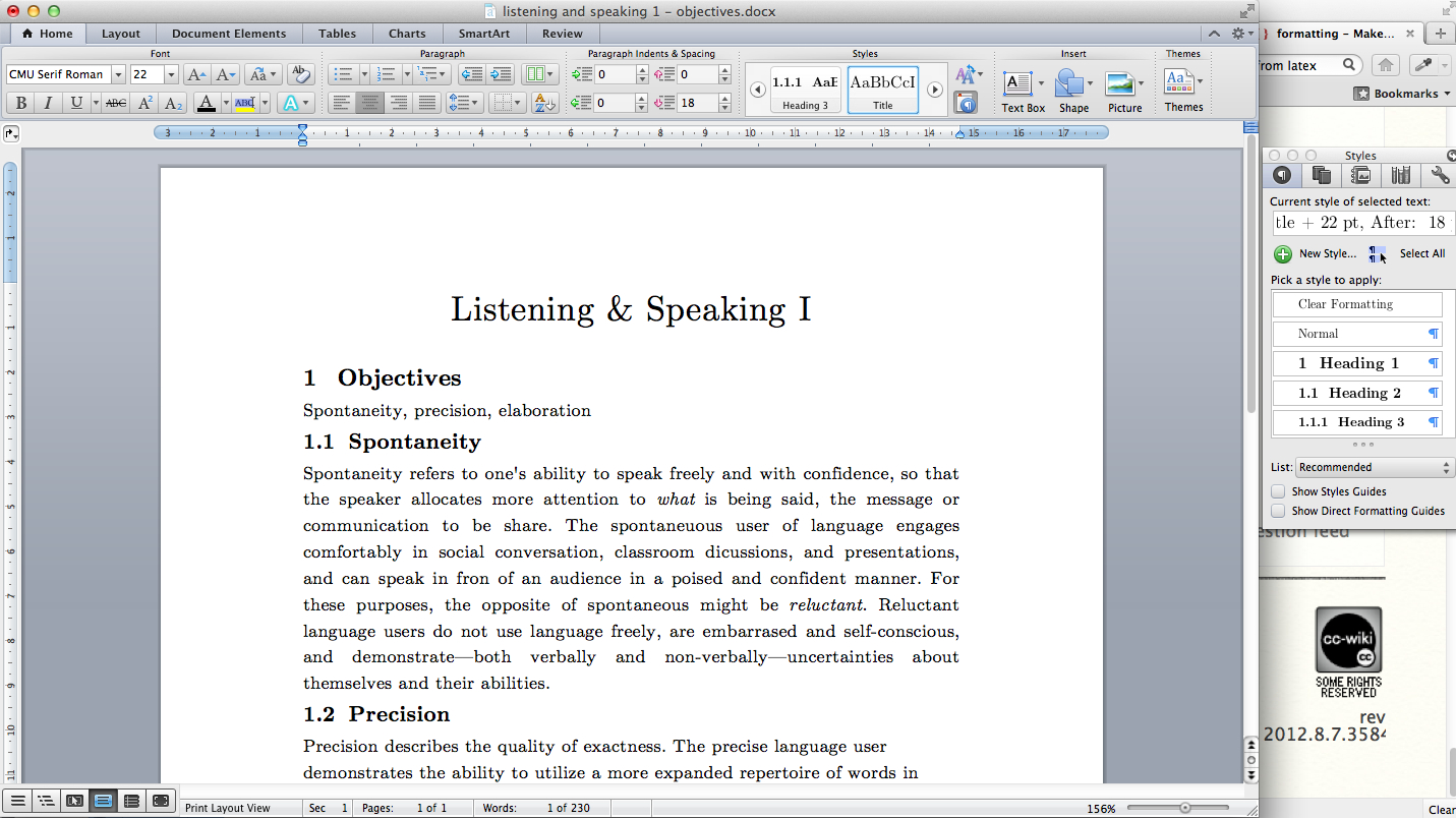 Make Ms Word Document Look Like It Has Been Typeset In Latex Pertaining To Ms Word Thesis Template