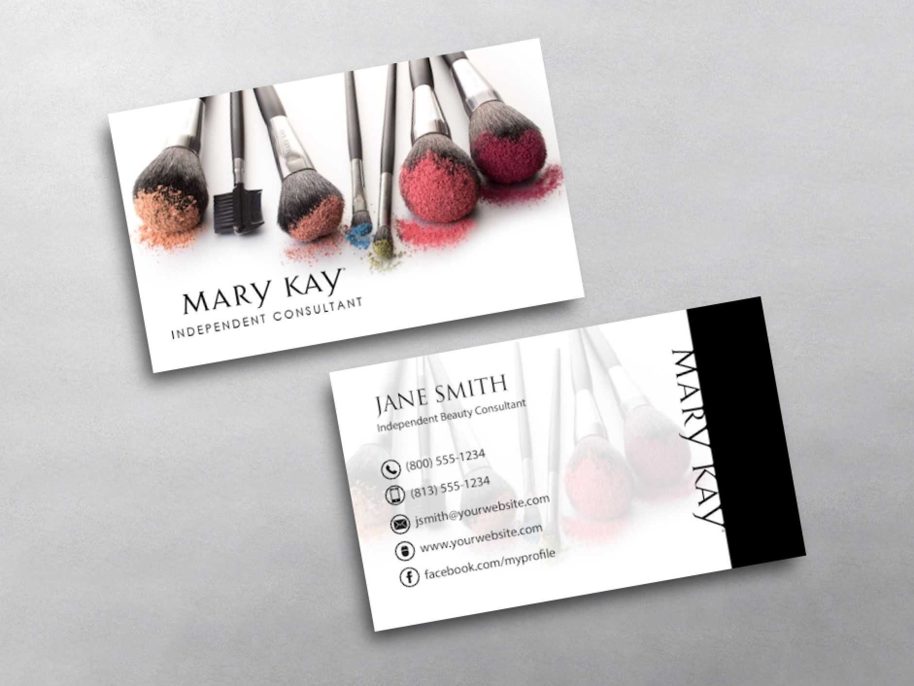 Mary Kay Business Cards In 2019 | Mary Kay, Makeup Artist Pertaining To Mary Kay Business Cards Templates Free