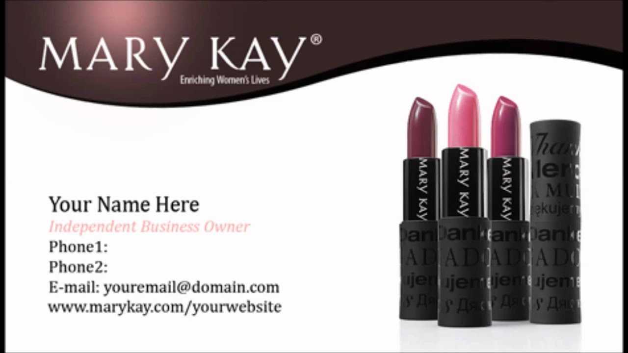 Mary Kay Business Cards Templates Inside Mary Kay Business Cards Templates Free