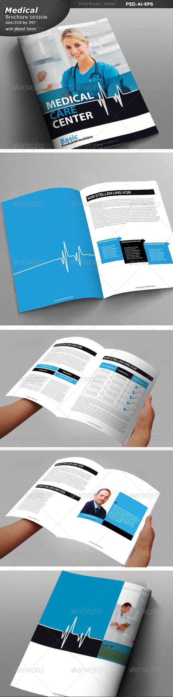 Medical Center Brochure Design – Print Templates | Ads Intended For Medical Office Brochure Templates