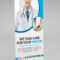 Medical Health Roll Up Banner Template. This Layout Is For Medical Banner Template