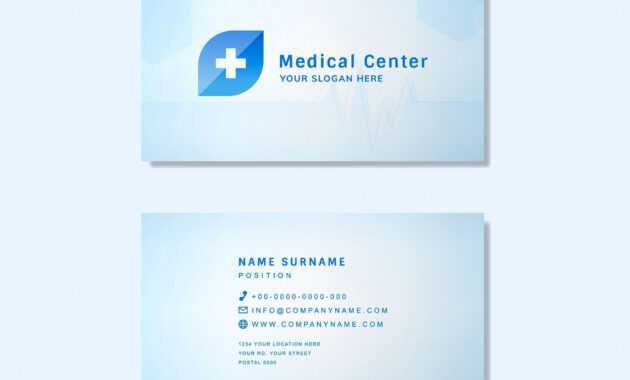 Medical Professional Business Card Design Mockup | Free within Medical Business Cards Templates Free
