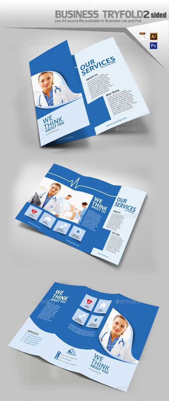 Medical Trifold Brochure | Graphics | Brochure Design With Medical Office Brochure Templates