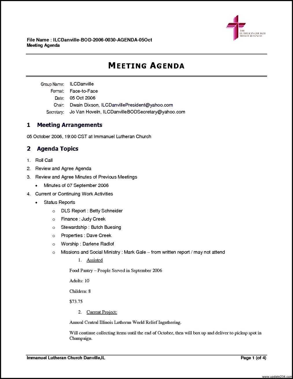 Meeting Agenda Template Free Brochure Templates Ppt Sales Regarding Agenda Template Word 2010