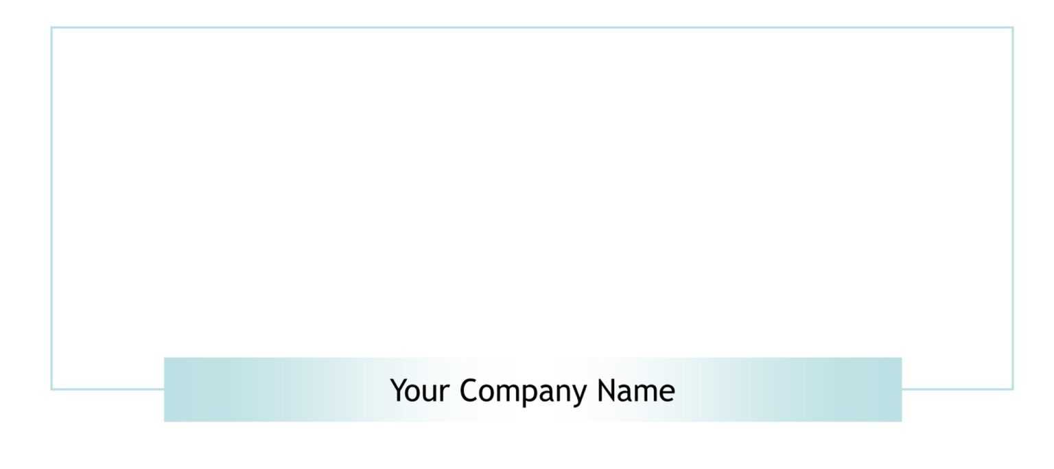 Professional Name Card Template