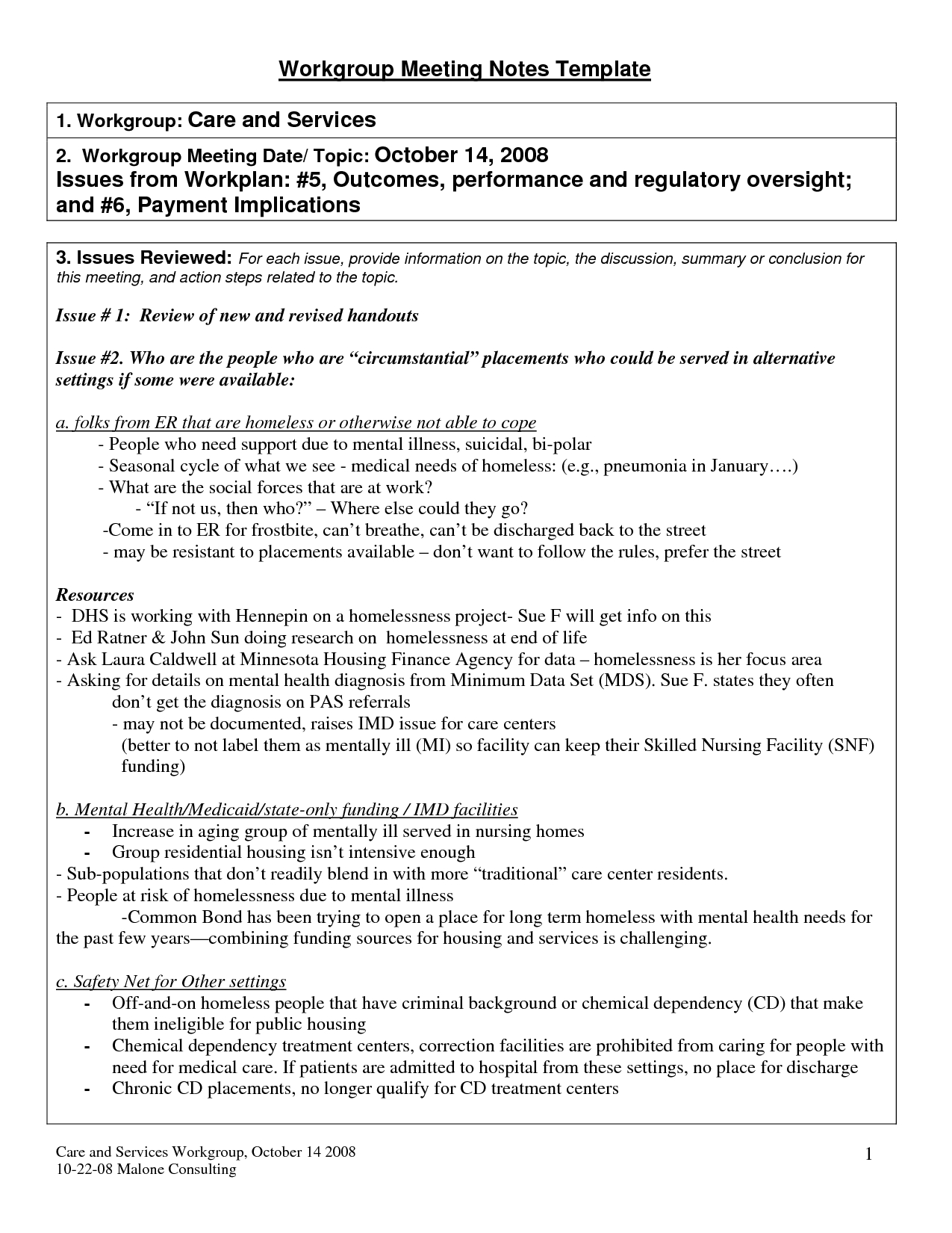 Meeting Summary Examples – Pdf | Examples Pertaining To Conference Summary Report Template