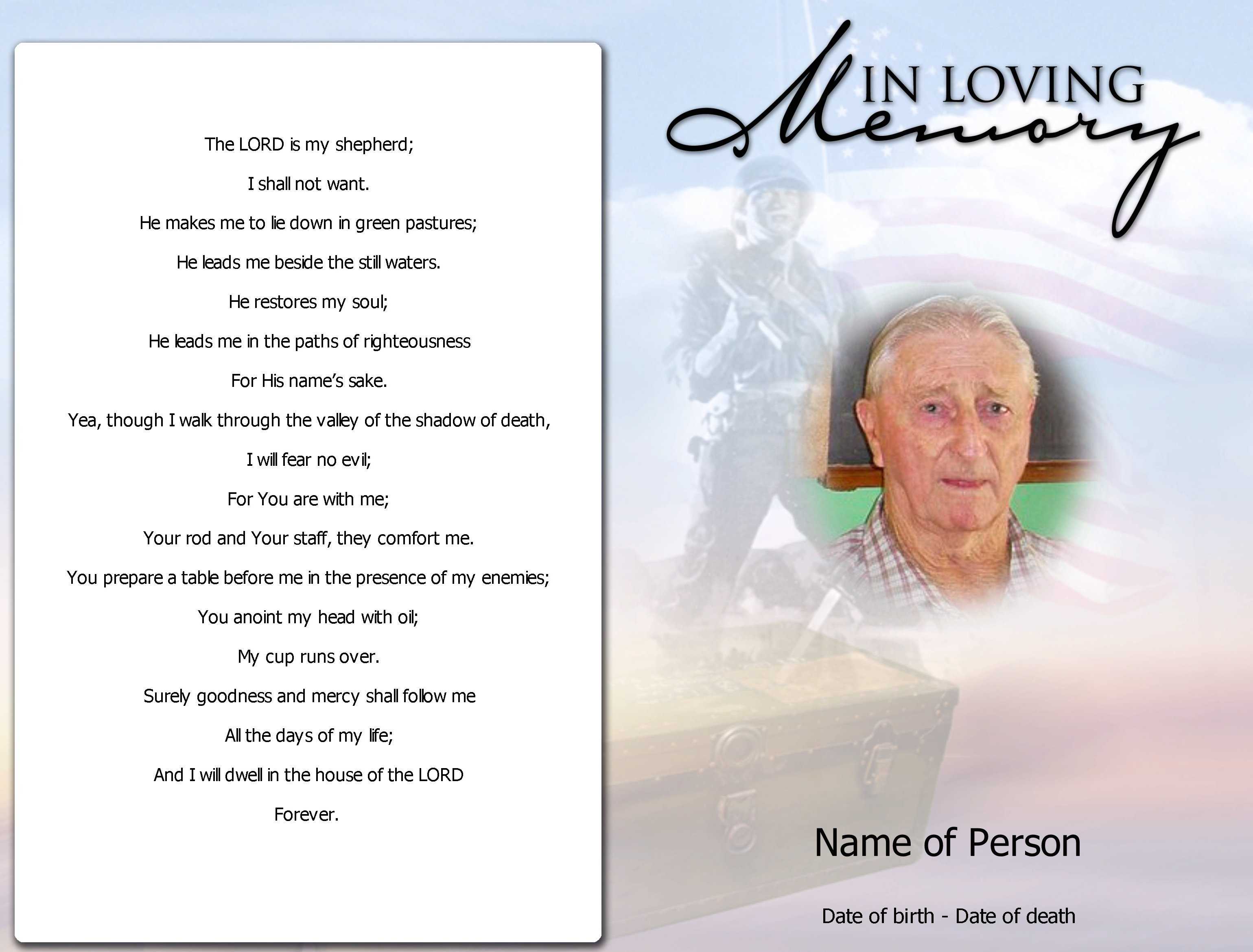 Memorial Cards For Funeral Template Free – Atlantaauctionco Within Memorial Cards For Funeral Template Free