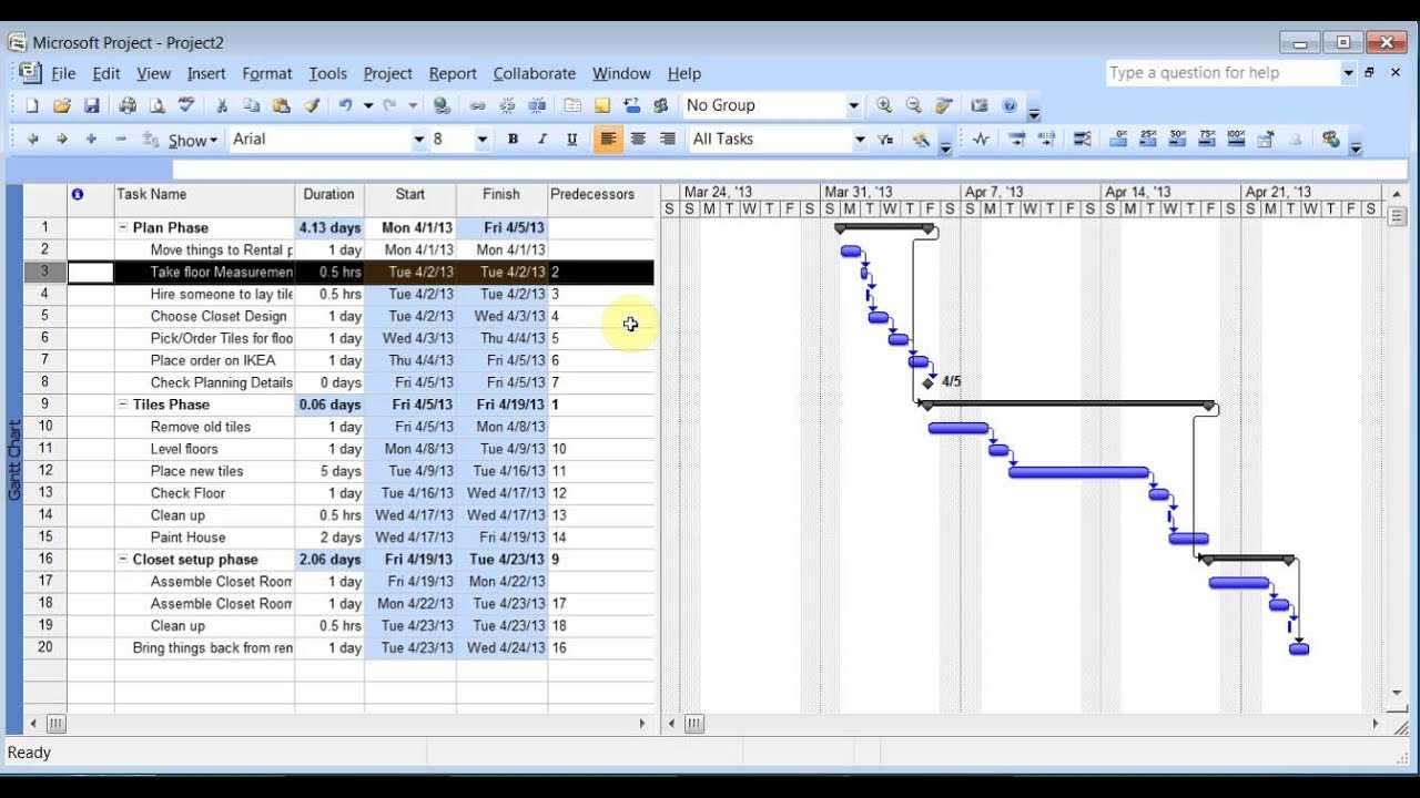 Microsoft Project 2007 Pt 1 (Tasks) Inside Ms Project 2013 Report Templates