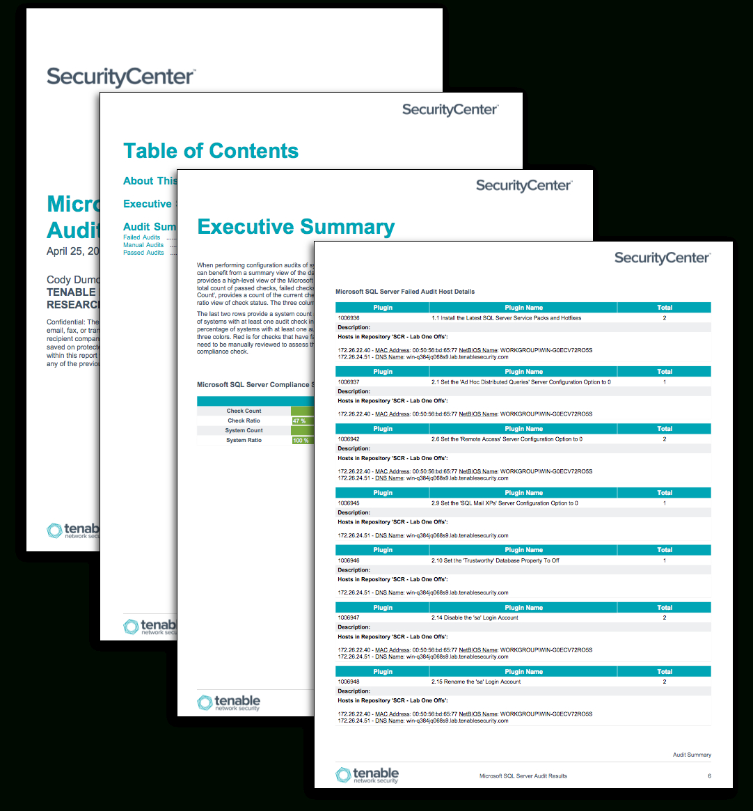 Microsoft Sql Server Audit Results – Sc Report Template Regarding Information System Audit Report Template