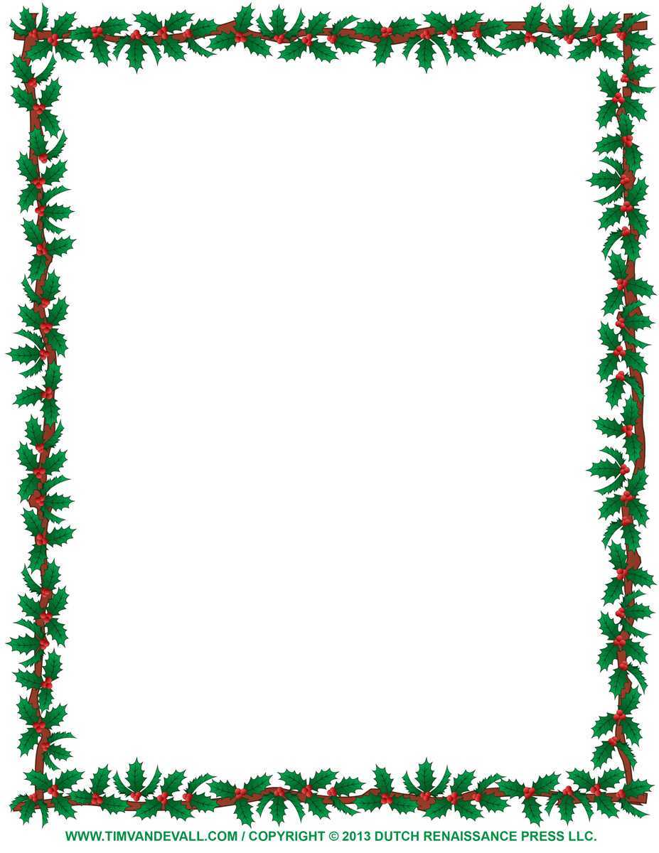 Microsoft Word Christmas Borders | Free Download Best Pertaining To Christmas Border Word Template