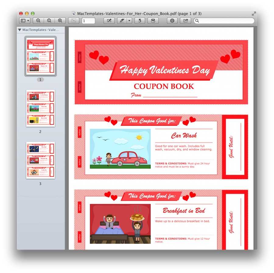 Microsoft Word Coupon Book Template Inside Coupon Book Template Word