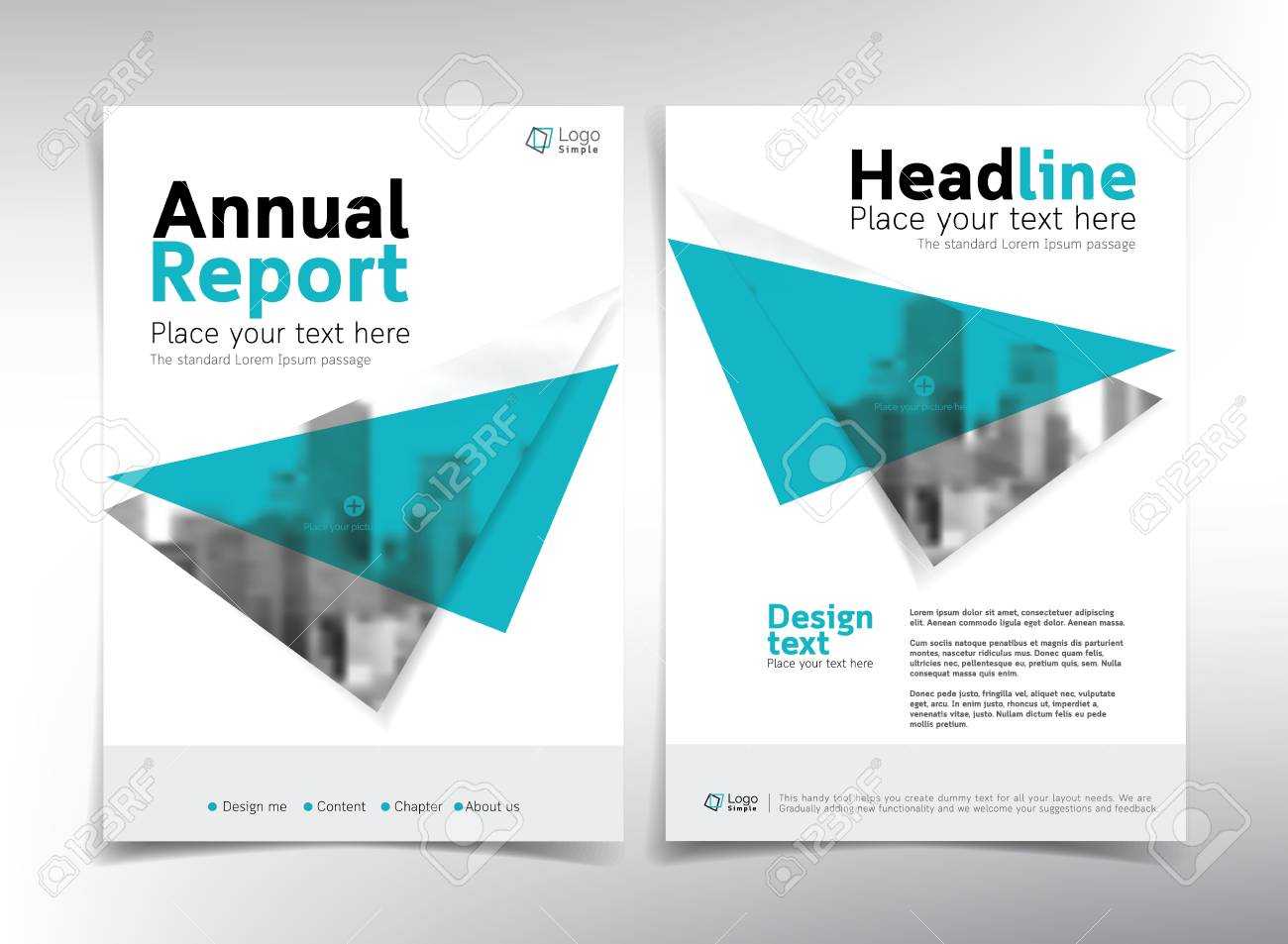 Minimalist Business Cover Page, Vector Template – Can Be Used.. With Cover Page For Annual Report Template