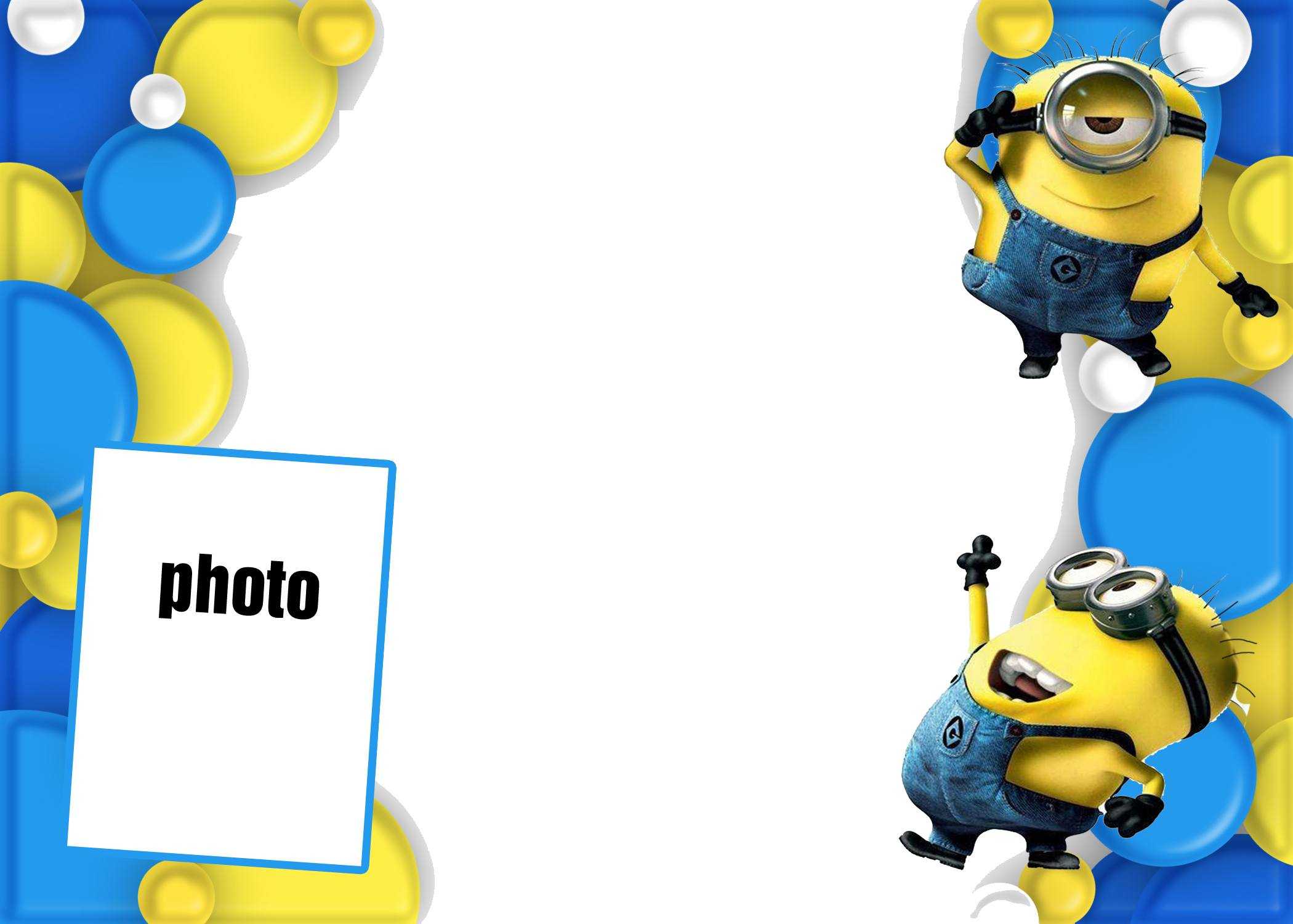 Minion Invitations Template Design | Cakraest Invitation With Regard To Minion Card Template