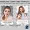Modeling Comp Card | Model Agency Zed Card | Photoshop, Elements & Ms Word  Template |Modeling Card | Instant Download | For Free Zed Card Template