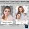 Modeling Comp Card | Model Agency Zed Card | Photoshop For Zed Card Template Free