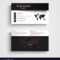 Modern Black White Business Card Template In Black And White Business Cards Templates Free