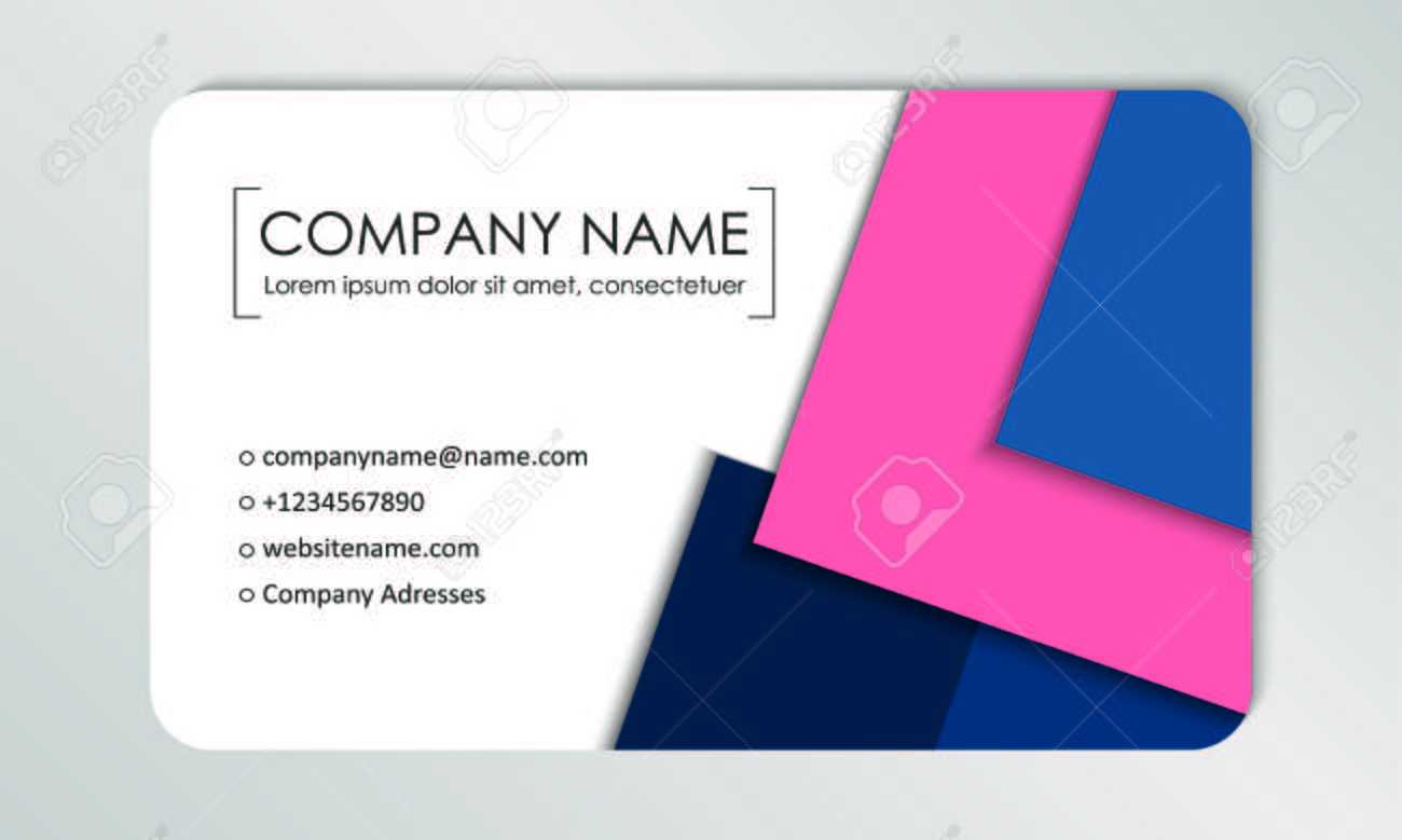 Modern Business Card Template. Business Cards With Company Logo Regarding Call Card Templates