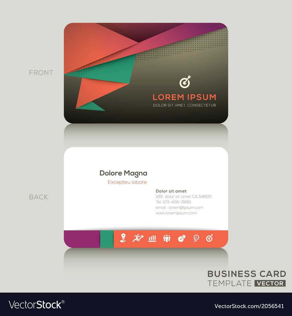 Modern Business Cards Design Template Inside Modern Business Card Design Templates