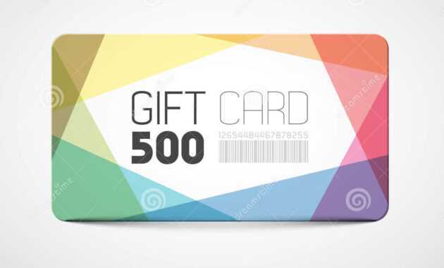 Modern Gift Card Template Stock Vector. Illustration Of in Gift Card Template Illustrator